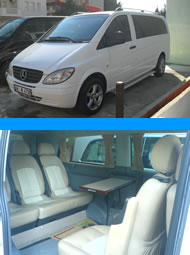 Mercedes Vito VIP version for Dalaman Airport Transfer