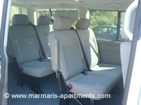 V.I.P style vechicles, but lowest prices to Marmaris & Icmeler 